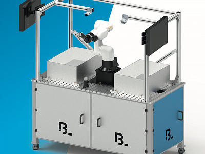 Prezentace robotické buňky s umělou inteligencí Blumenbecker Prag s.r.o.